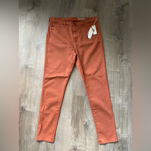 NWT Anthropologie AG Abbey Sateen high-rise skinny ankle jeans. Size 31 - Picture 4 of 9